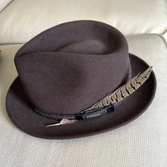 Stetson | Accessories | Stetson Brown Fedora Hat With  display picture 2
